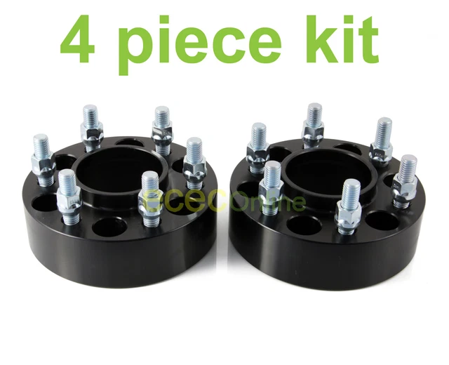 4pc 1.5" Hubcentric 6x135 to 6x135 Wheel Spacers - 87.1mm bore - 14x2 Studs Nuts