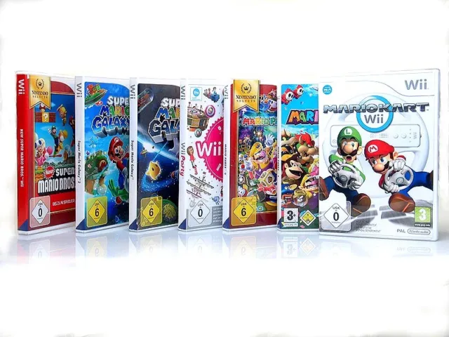 Wii SPIELE AUSWAHL +++ MARIO KART / NEW SUPER MARIO / PARTY 9 / GALAXY / SPORTS