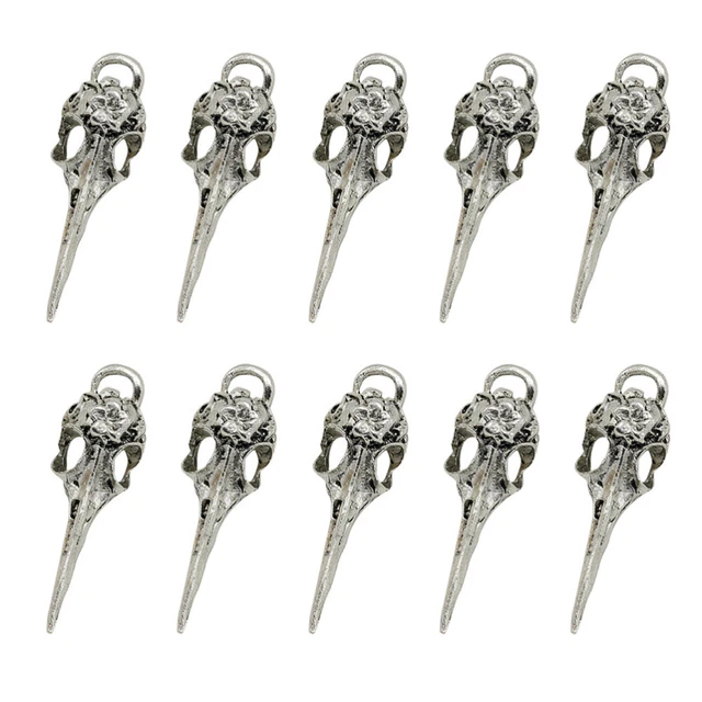 30 Stück Legierung Schädel Anhänger Charms DIY Schmuck Herstellung Zubehör für