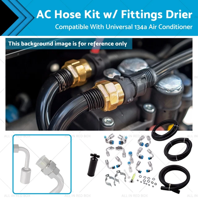 thumbnail image 2 of MaXpeedingrods Universal R134a AC Hose Kit With Fittings And Drier – 2VG67B – Crimp Type 2 of 6