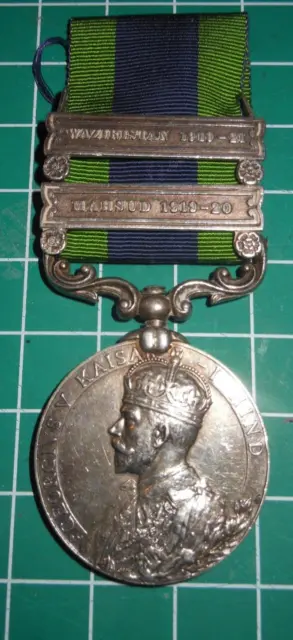 British India 1908 medal 2 bars to the Punjab regt