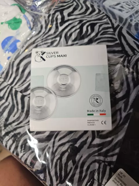 Koala Babycare Silver Cups Maxi Silver Nursing Shield Made in Italy Size Maxi