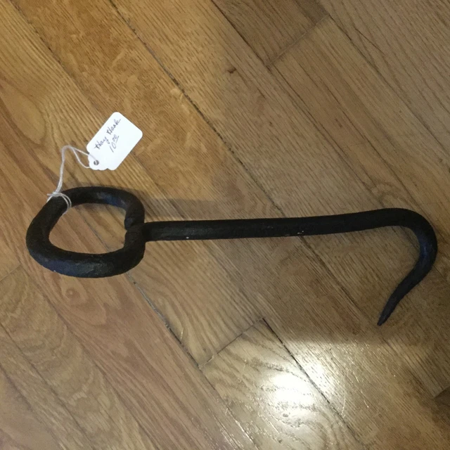 Heavy duty Antique Cast Iron Hay Hook - 10.5 inches