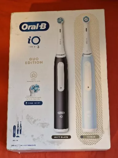 Oral-B Io Series 6 Duo Black Lava & Pink Sand Rechargeable Toothbrushes  £230.00 - Picclick Uk