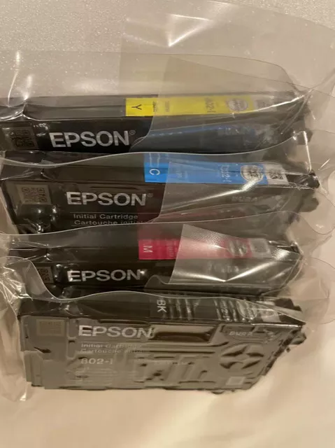 Genuine Epson 802 initial Ink Set for wf4720, wf4730, wf4734, wf4740 printers