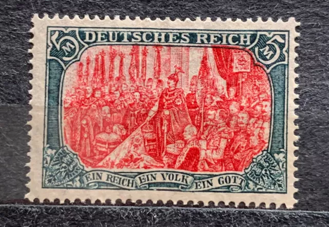 Germany 1914-1918 Kaiser Proclamation 5M MH 6FM171