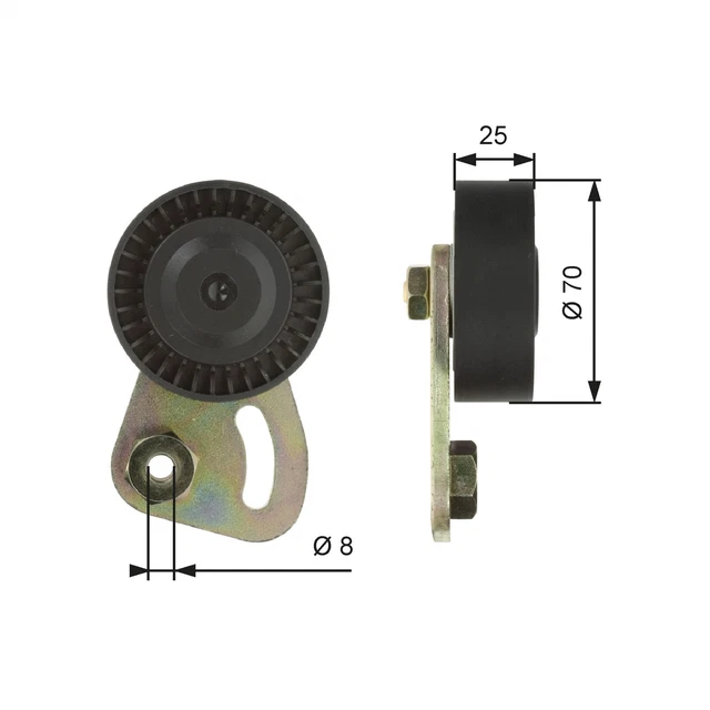 Galet Tendeur (Courroie D'accessoire) Rover 75 2.0 Cdt,2.0 Cdti