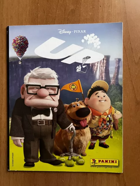 STICKER ALBUM VUOTO UP Disney Pixar Panini 2009 + poster