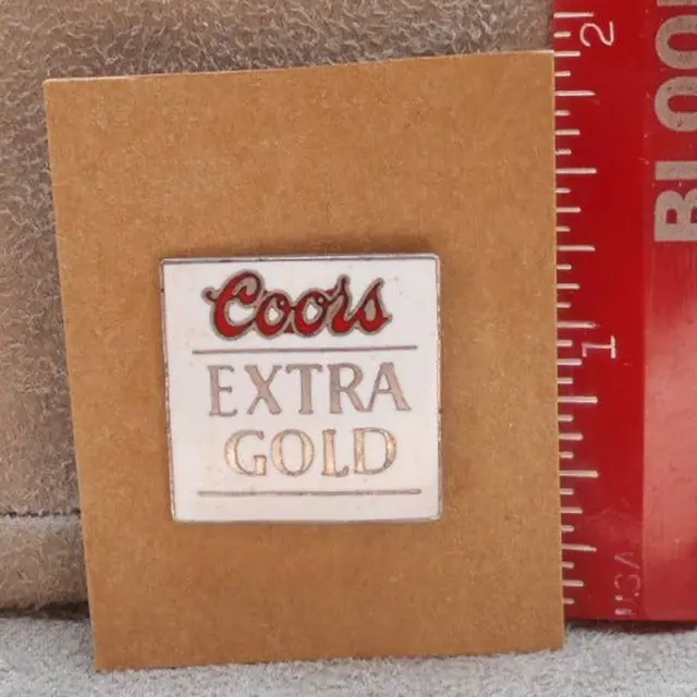 Coors Extra Gold Lapel Pin Colorado Vintage 1980s