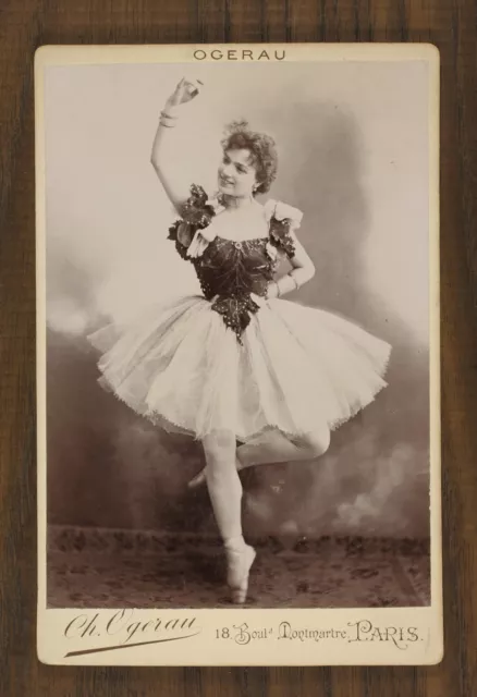 Mlle Campana, Danseuse, Ballet, Opéra,  Photo Cabinet Card, Ogereau