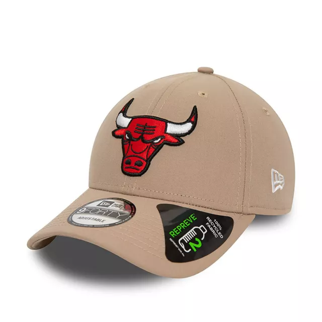 New Era 9FORTY Cap Chicago Bulls NBA Repreve brown