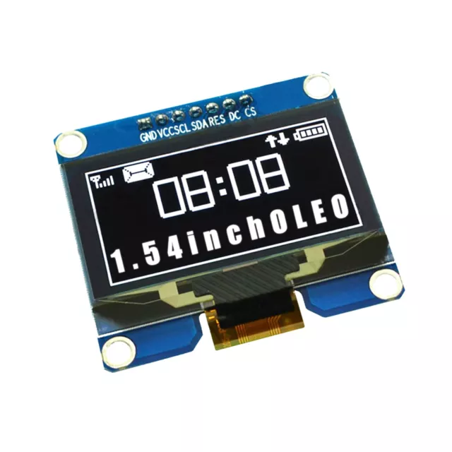 High Resolution 154 Inch OLED Display Module with Flexible SPI/IIC Interface