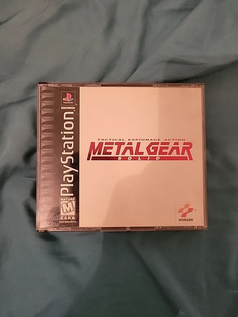 Metal Gear Solid Sur Sony PlayStation 1 - Version US NTSC - Comme Neuf