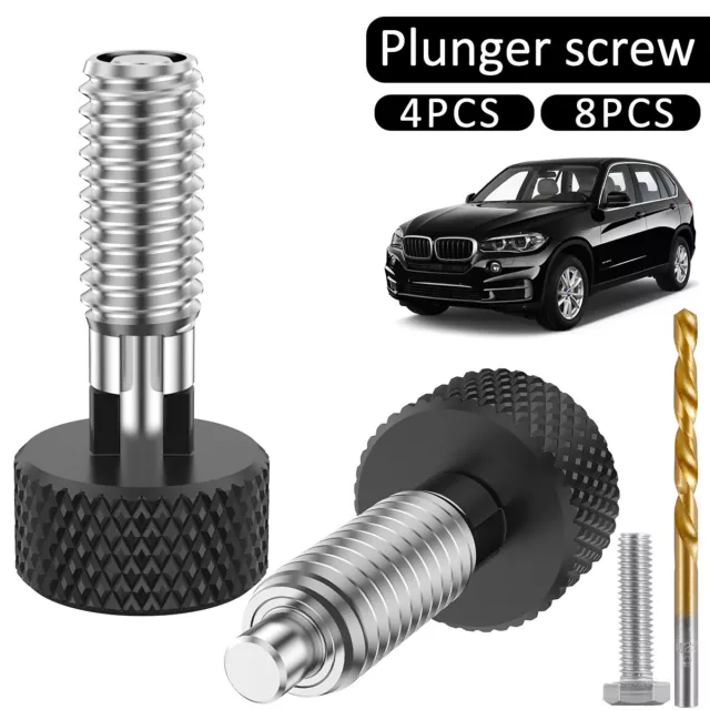 4/8Pcs Hand Spring Plunger Stainless Steel Lock Out M6 Type Quick Release Pins -