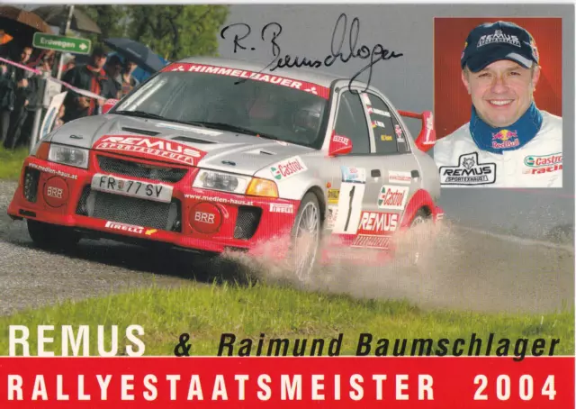 Autogramm - Raimund Baumschlager (Motorsport) - Rallye