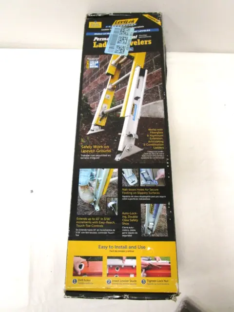 LeveLok Ladder Leveler Permanent Mount Style LL-STB-1AL New in Box