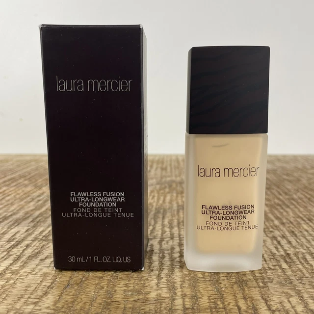Base Laura Mercier Flawless Fusion Ultra-Longwear 1W1 Marfil 1 fl oz Nueva en caja