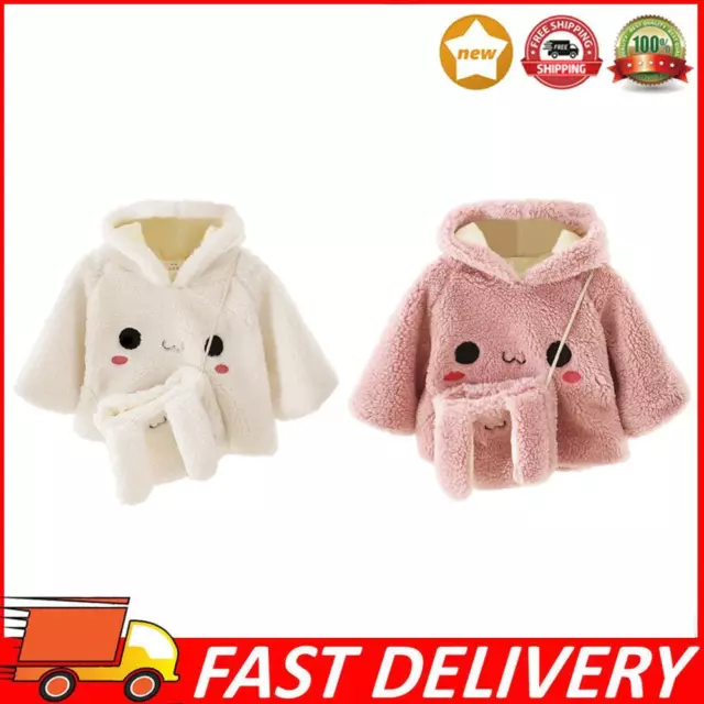 Baby Girl KIds Hoodie Cotton Clothes Fleece Lovely Cute Hooded Sweatershirt Tops