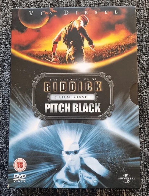 The Chronicles of Riddick and Pitch Black ~ DVD BOXSET ~ MOVIE ~ Vin Diesel. VGC