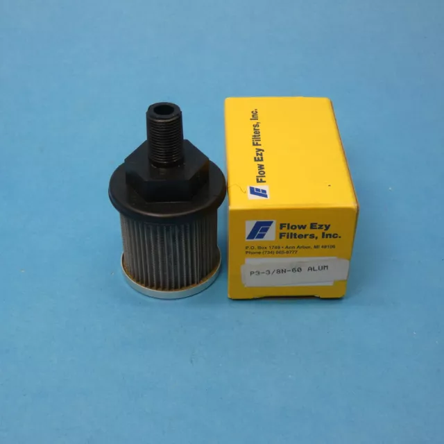 Flow Ezy 93-3/8N-60 ALUM Sump Strainer Filter 3/8" NPT Nipple 60 Mesh 3 GPM