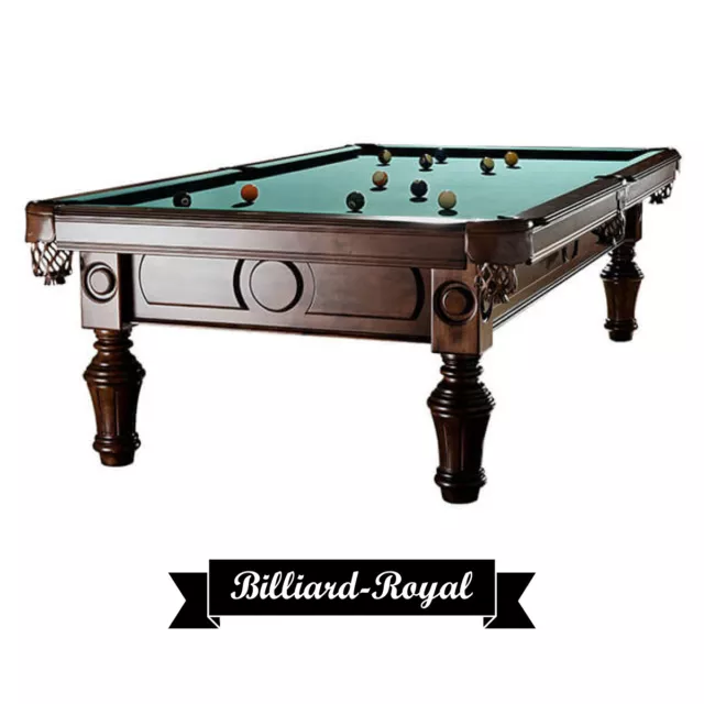 Billiard-Royal Pool- Billard- tisch Modell General 9 ft. freie Tuchwahl möglich