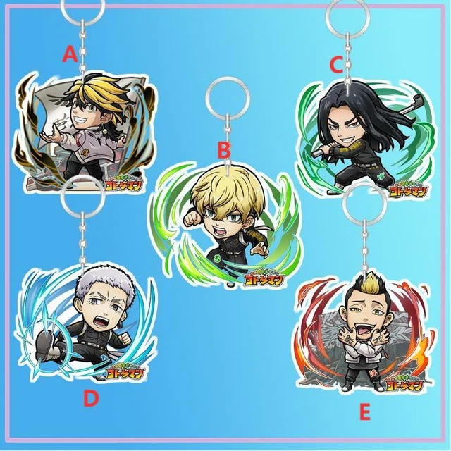 KEYCHAIN TOKYO REVENGERS Baji Keisuke Hanemiya Kazutora Keyring strap