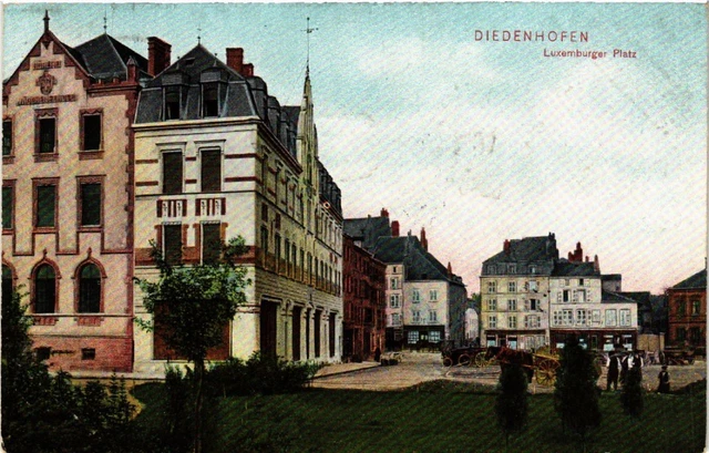CPA AK DIEDENHOFEN - Luxemburger Platz (454570)