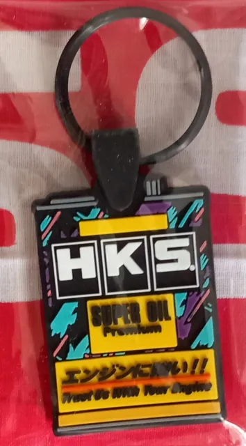 Hks Super Oil, Oil Slick Keyring Jdm Nismo Blitz Greddy Trd Tomei