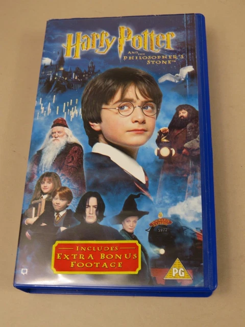 HARRY POTTER AND the Philosopher's Stone VHS Tape 2002 Warner Bros EUR ...