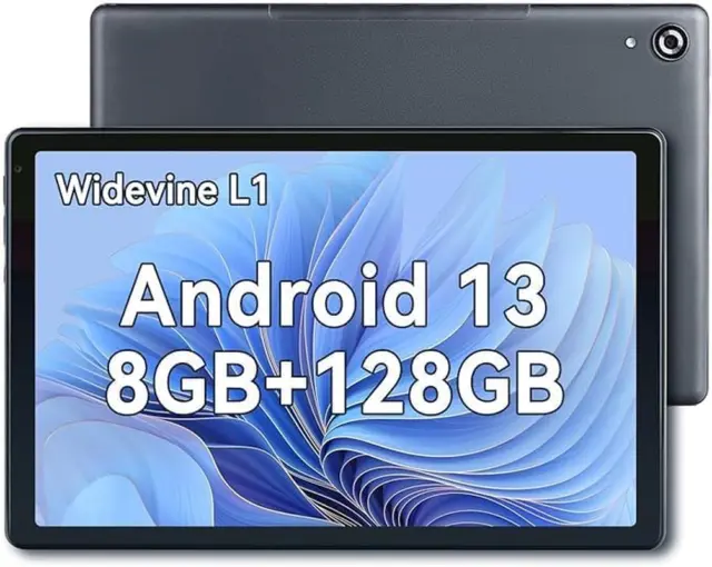 TABLET 10 POLLICI, Android 13 Go Octa-Core Tablet 8GB RAM+128GB