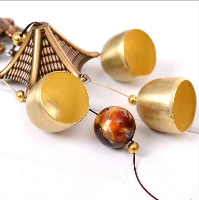 de cour Décor de jardin Pendentif Cloche Carillons éoliens Ornement suspendu 6