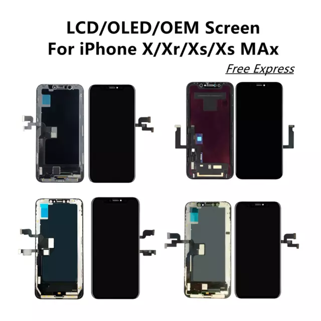 iPhone X XR XS MAX 11 Pro LCD OLED Screen Replacement Touch Digitizer Display 2