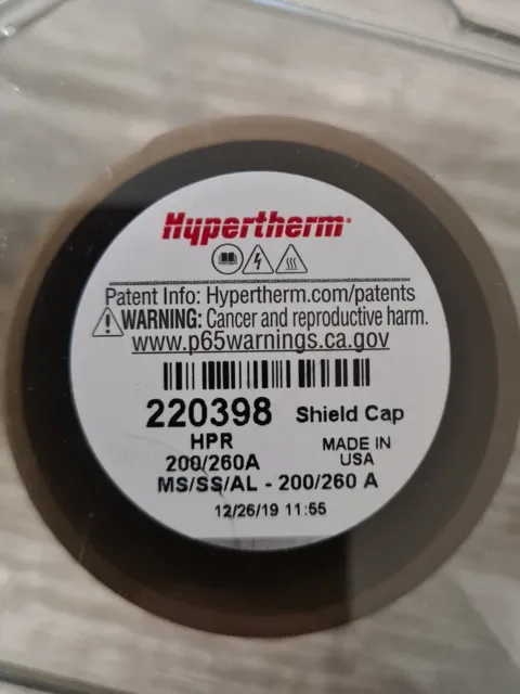 Hypertherm 220398 Cappuccio scudo HPR 200/260 A 