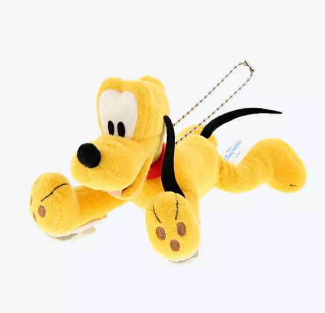 Disney Pluto Plush Clip on Shoulder Stuffed Toy Tokyo Disneyland Japan