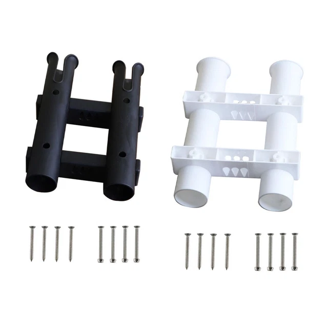 Fishing Pole Rack Pole Rest 2 Tube Fishing Rod Holder for Truck Canoe Garage