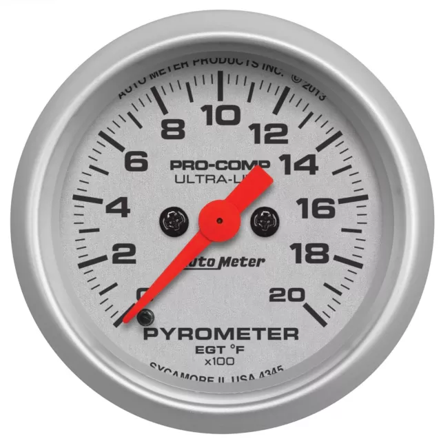 AutoMeter 4345 Ultra-Lite Electric Pyrometer Kit