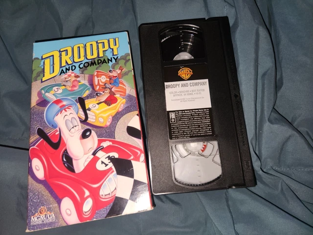DROOPY AND COMPANY VHS Very Rare MGM Racing Cartoon 1992 Animation ...