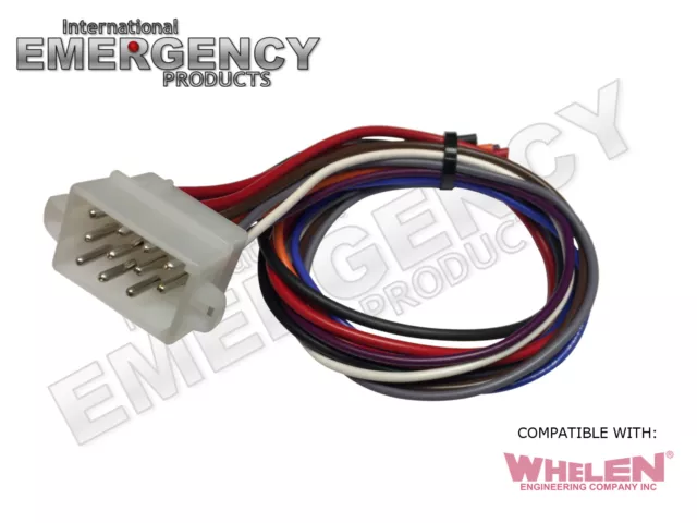 12 Pin Plug Harness Cable for Whelen Siren 295SL 295SL100 101 102 Replacement