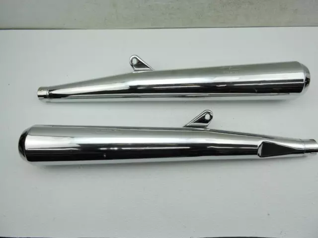 Original Silentium Mufflers Vtg. Ducati 750 900 SD Dharma SS Bevel Desmo T2353 Original Silentium Mufflers Vtg. Ducati 750 900 SD Dharma SS Bevel Desmo T2353