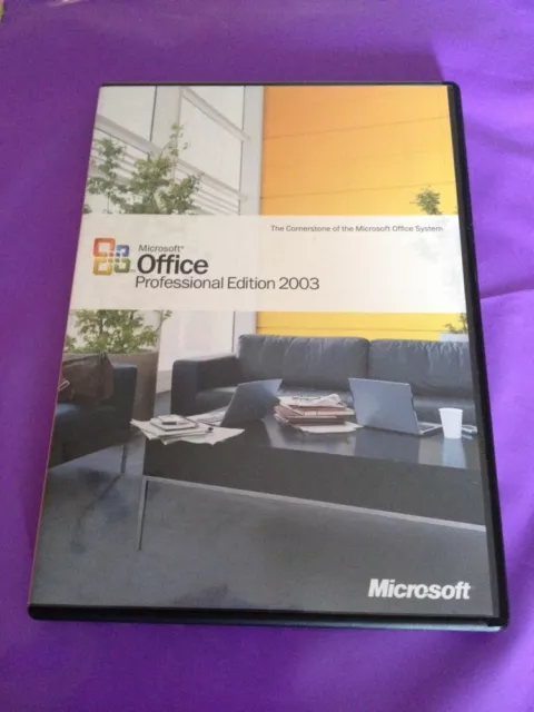 Microsoft Office 2003 Professional Upgrade For Windows Retail With Product Key