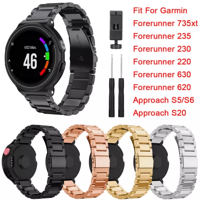 Silicone Bracelet Montre pour Garmin Forerunner 235 735 220 230 620 630 S20  S6