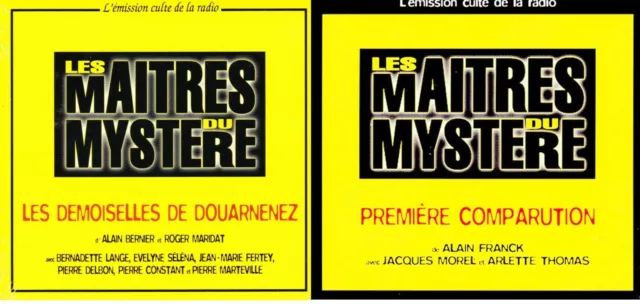 Lot 2 Cd Les Maîtres Du Mystère Digipack Neufs  Cello