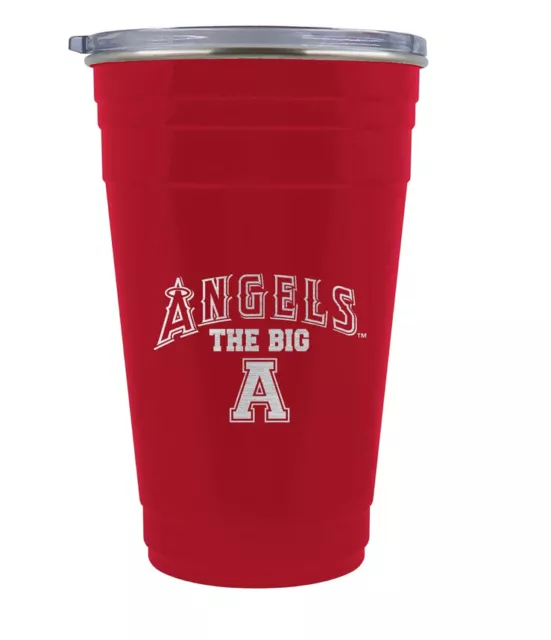 MLB Los Angeles Angels 22oz Tailgater Tumbler Yeti Style Cold For Hours $24