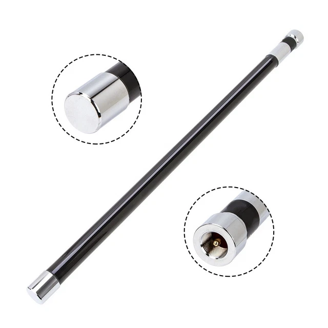 Antenne Mobile HYSHIKRA Double Bande 144/430 MHz - Magnétique Avec Câble 4m RG58U Pour Yaesu, Midland, Icom, Motorola, Kenwood