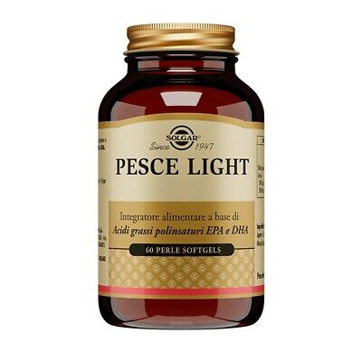SOLGAR Pesce light 60 perle - integratore per il controllo del colesterolo