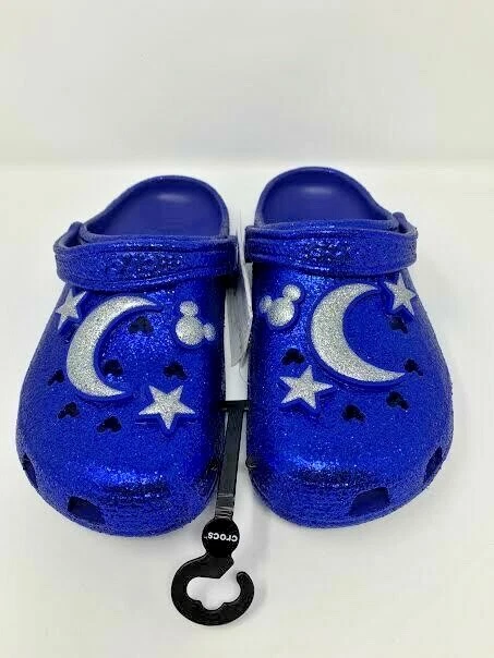 DISNEY PARKS CROCS Sorcerer Mickey Blue Make A Wish M8 W10 Adult