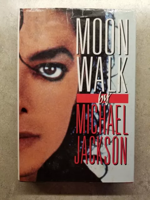 Book - Moon Walk by Michael Jackson 1st Edition 1988 (Factory Signed) HC with DJ