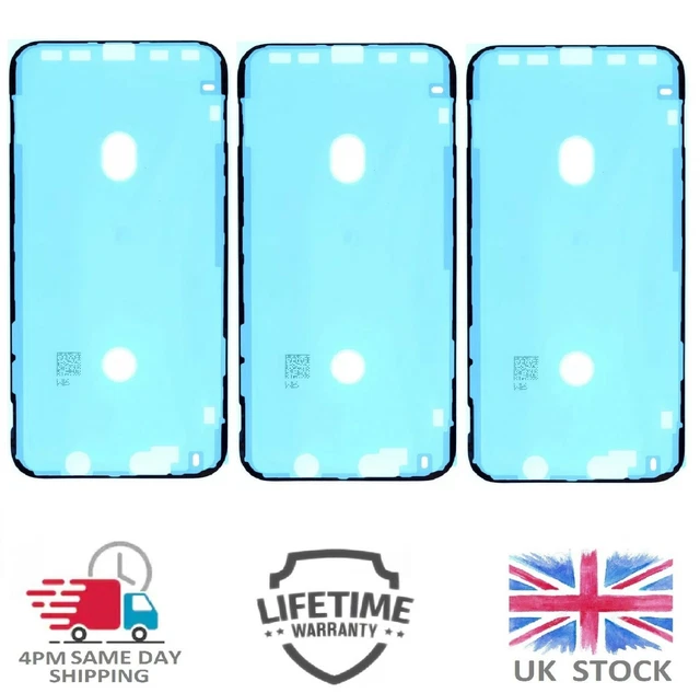 For iPhone XR Waterproof Screen Adhesive Seal Replacement Display Sticker x 3