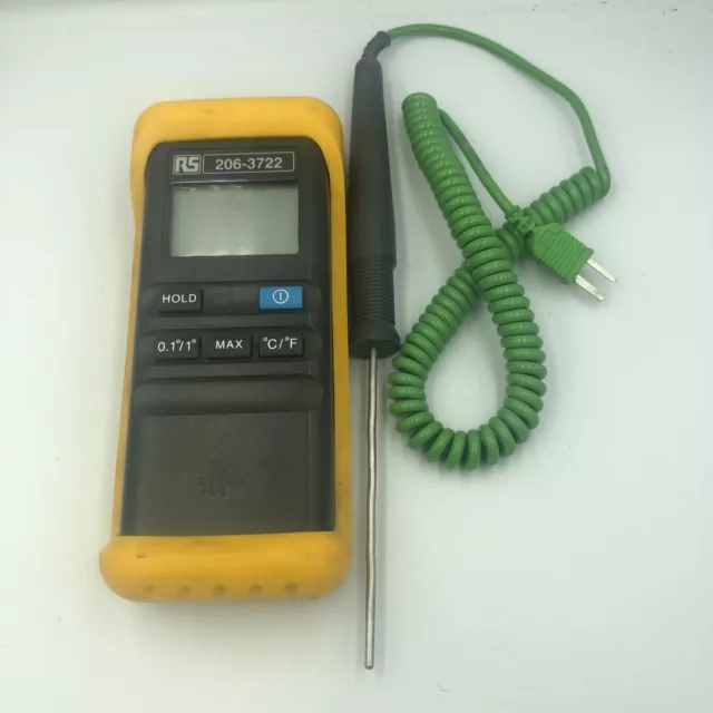 RS Pro K Termometro digitale portatile ingresso 206-3722 - Con sonda fissa e cablata