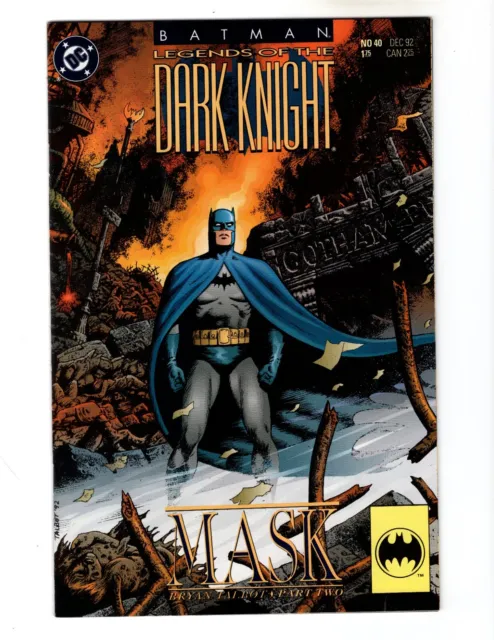 Batman Legends Of The Dark Knight #40 [Vf-Nm] Dc Comics 1992